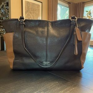 Leather Coach Shoulder Bag